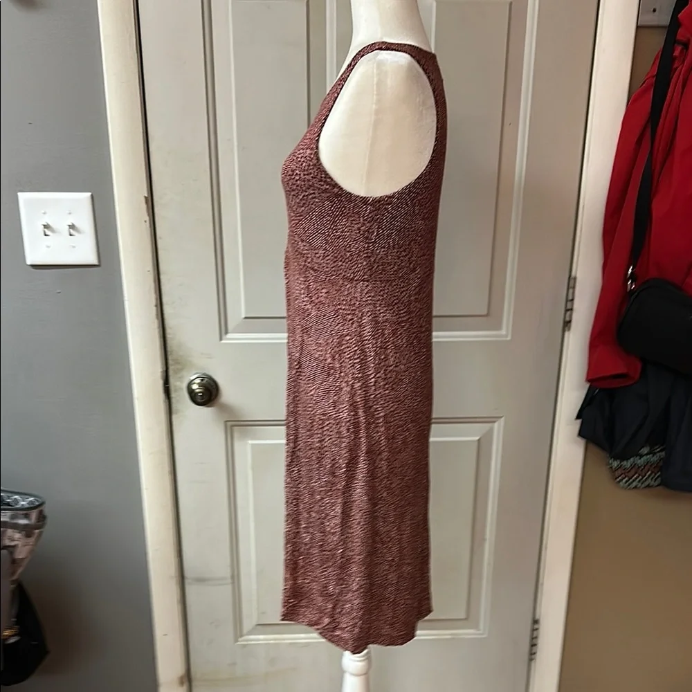 Athleta Textured Burgundy Midi Dress - Picture 4 of 7